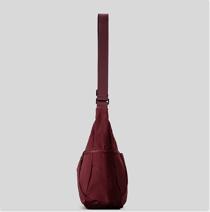 Luna Crescent Hobo Bag Elevated Nylon Commuter Crossbody side product view