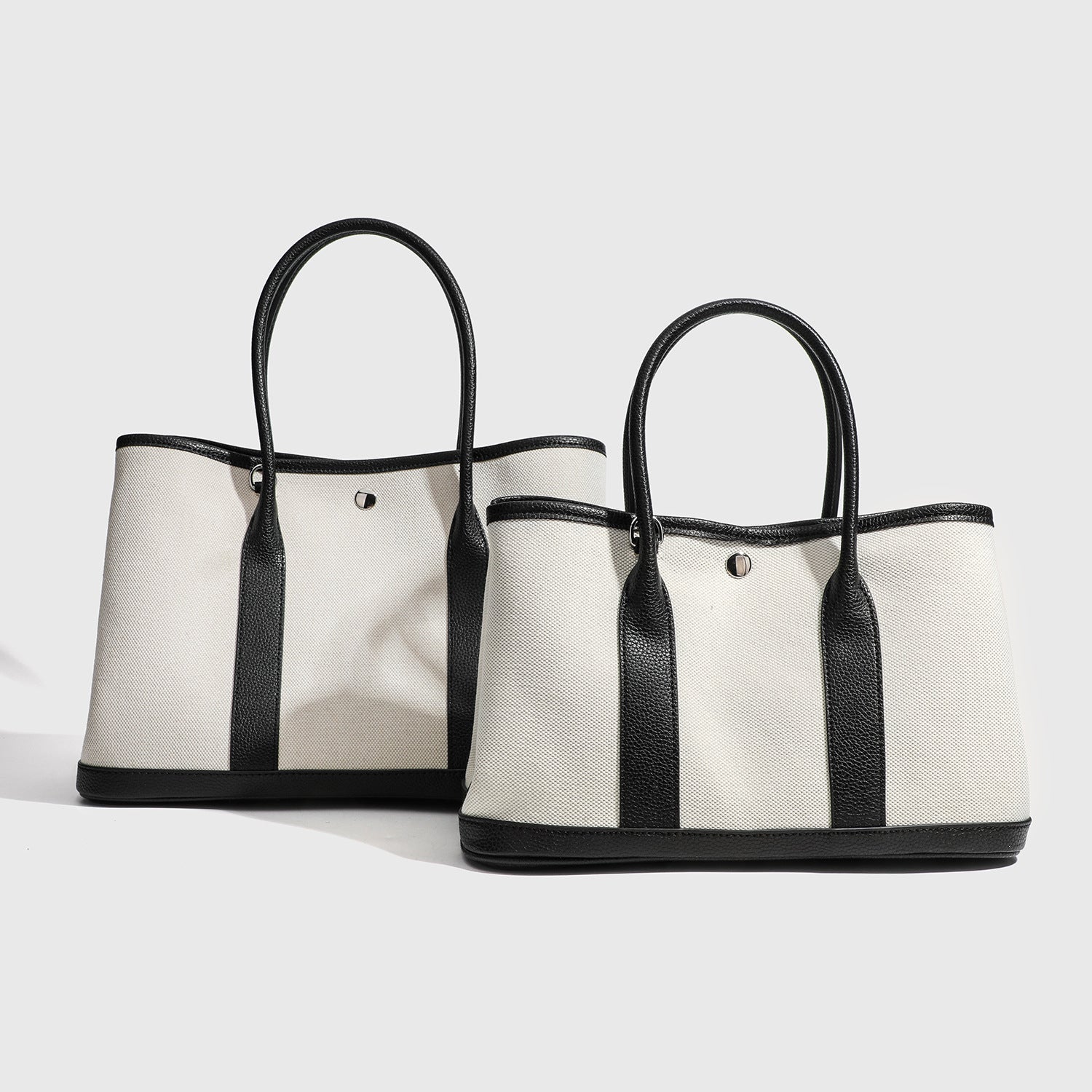 Signature Canvas & Leather Tote Minimalist Commuter Bag product view 7